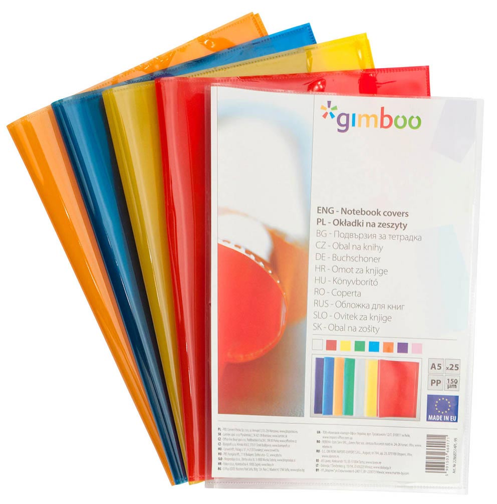 Obaly na sešity a učebnice