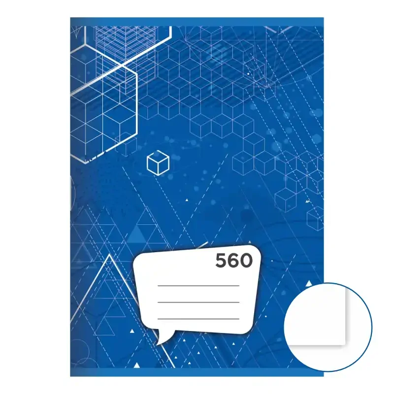 Školní sešit 560 • A5 - malý • 60 listů • nelinkovaný - čistý
