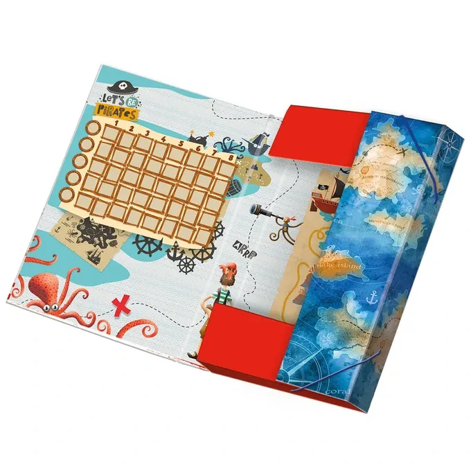 Školní box na sešity A4 Let s be Pirates