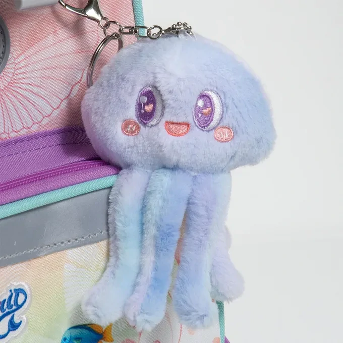 Anatomická školní aktovka Mermaid - mořská panna, fialová