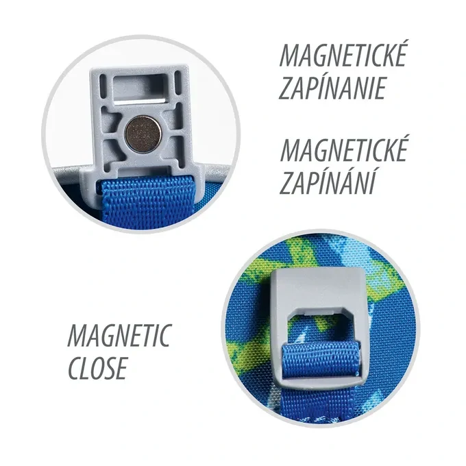 Anatomický školní batoh GOAL TIME modrý