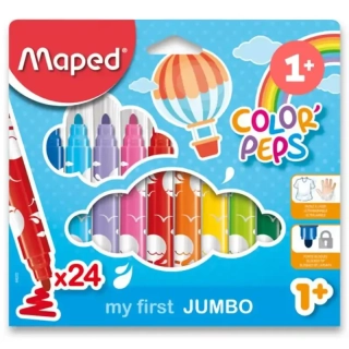 Dětské fixy MAPED Jumbo 24 barev