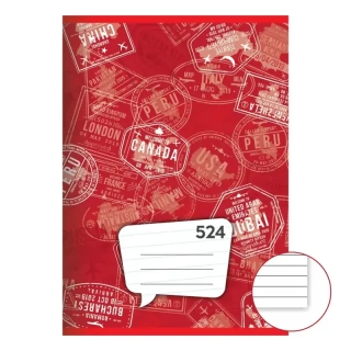 Školní sešit 524 • A5 - malý • 20 listů • linkovaný