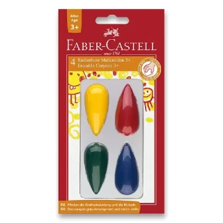 Pastelky FABER-CASTELL plastové - pro nejmenší - 4 barvy