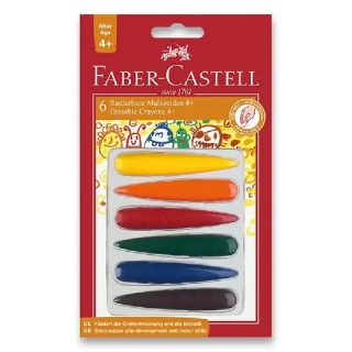Pastelky FABER-CASTELL plastové - pro nejmenší - 6 barev