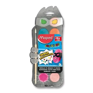 Vodové barvy MAPED - 30 mm velké