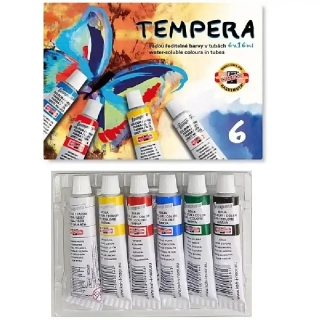 Temperové barvy KOH-I-NOOR - 6 barev