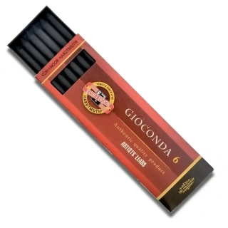 Uhel umělý černý Koh-i-noor 8673 kreslící 5,6 mm