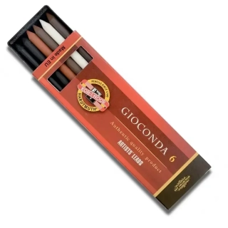 Sada 6 sepií mix Koh-i-noor průměr 5,6 mm 4869/1 Gioconda