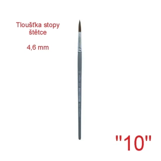 Štětec syntetický kulatý SPOKO, velikost 10 - 4,6 mm