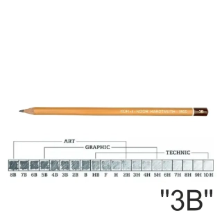 Tužka grafitová 1500 3B Koh-i-Noor