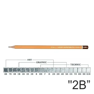Tužka grafitová 1500 2B Koh-i-Noor