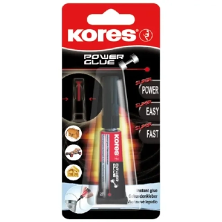 Vteřinové lepidlo KORES Power Glue - 3g