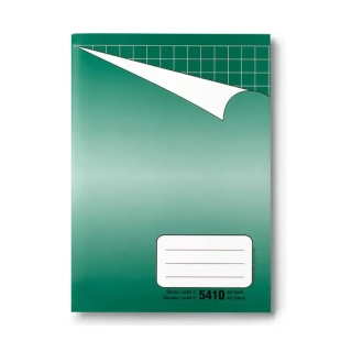 Školní sešit 5410 • A5 - malý • 30 listů čtvereček 10 x 10 mm, 10 listů nelinkovaný - čistý