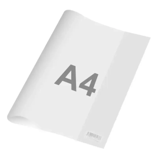 Obal na sešit A4 • silný • průhledný