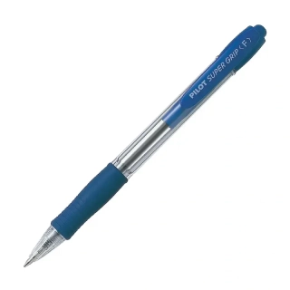 Kuličkové pero PILOT SuperGrip, 0.7 - modrý