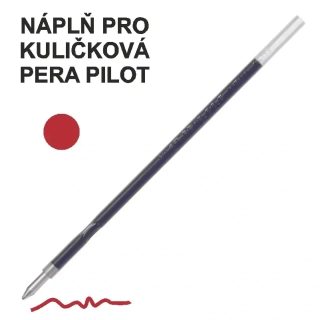 Náplň do kuličkového pera PILOT - červená | RéxGrip, SuperGrip
