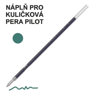 Náplň do kuličkového pera PILOT - zelená | RéxGrip, SuperGrip