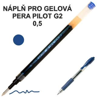Náplň pro gelová pera PILOT G-2, 0.5 - modrá