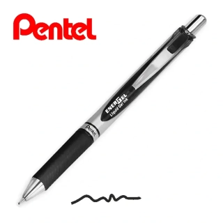 Gelové pero PENTEL EnerGel, 0.7 - černý