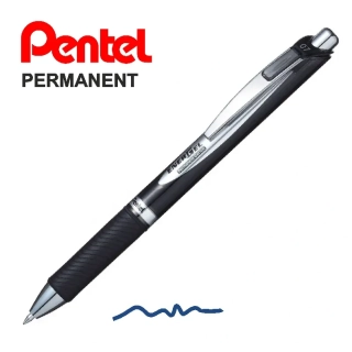 Gelové pero PENTEL EnerGel PERMANENT, 0.7 - modrý