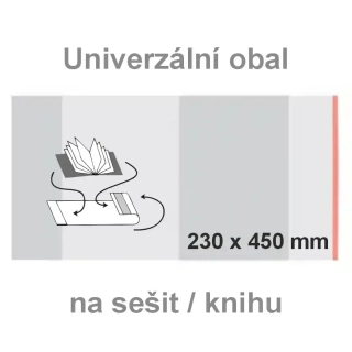 Univerzální obal 230 x 450 mm • s lepicím proužkem