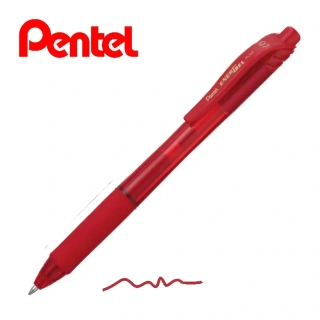 Gelové pero PENTEL EnerGel BL-107, 0.7 - červený
