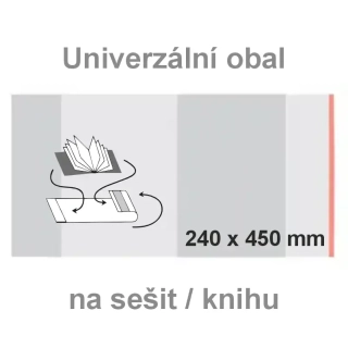 Univerzální obal 240 x 450 mm • s lepicím proužkem