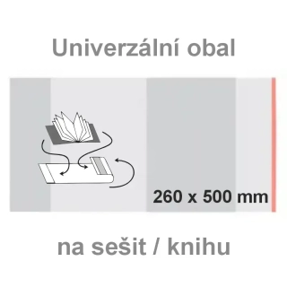 Univerzální obal 260 x 500 mm • s lepicím proužkem