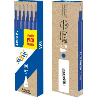 Náplň do gumovacího pera PILOT FriXion Ball 0,7 - modrá - 6ks