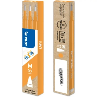 Náplň do gumovacího pera PILOT FriXion Ball 0,7 - meruňková - 3ks