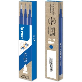 Náplň do gumovacího pera PILOT FriXion Ball 0,5 - modrá - 3ks
