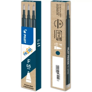 Náplň do gumovacího pera PILOT FriXion Ball 0,5 - modročerná - 3ks