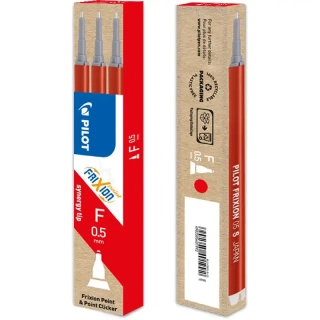 Náplň do gumovacího pera PILOT FriXion Point (jehlička) 0,5 - červená - 3ks