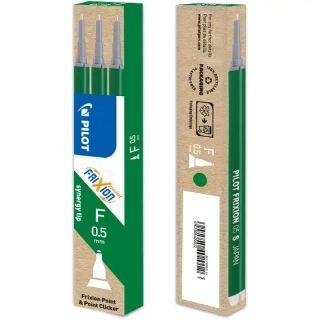 Náplň do gumovacího pera PILOT FriXion Point (jehlička) 0,5 - zelená - 3ks