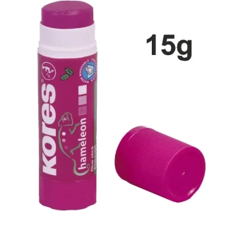 Tyčinkové lepidlo KORES 15g • CHAMELEON