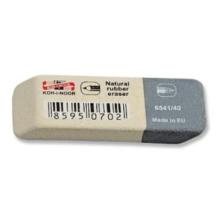 Pryž Koh-i-Noor kombinovaná bílo-šedá 6541/40