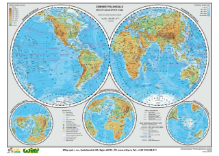 Zemské polokoule a přírodní nej CZ - A3