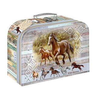 Dětský kufřík Wild horses 35 cm