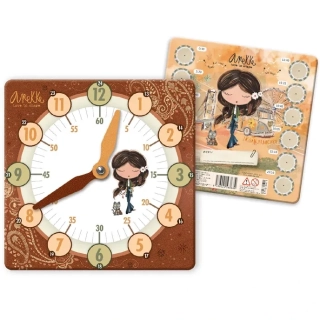 Hodiny na výuku papírové Anekke