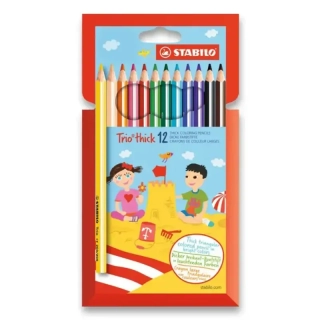 Pastelky STABILO Trio - 12 berev