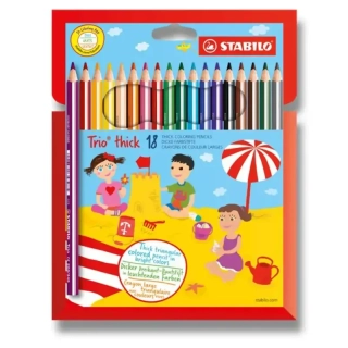 Pastelky STABILO Trio - 18 berev